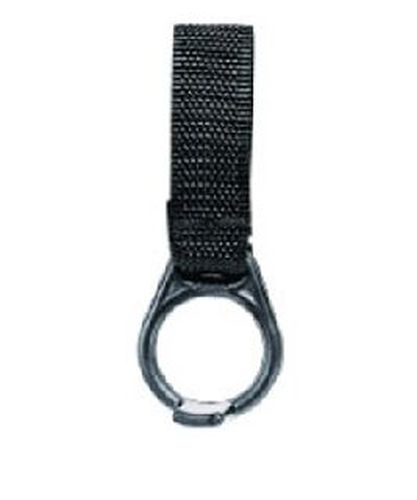 Baton Rings, 1&#34; black web plastic ring-