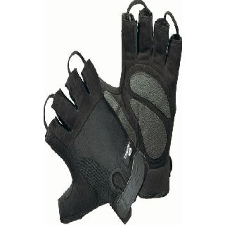Black Hatch HLG250 Shearstop  Cycle Glove Half Finger Small 