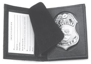 HWC Tri-Fold Nylon Badge Wallet