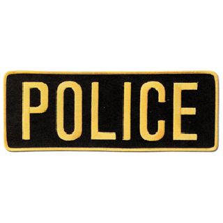 Police Patch 4&#34; X 11&#34;-HWC Equipment