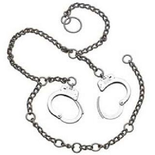 #1800 belly chain with #100 handcuffs-Smith & Wesson