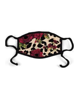 Adjustable Fashion Mask Floral Cheetah-koi Betsey Johnson