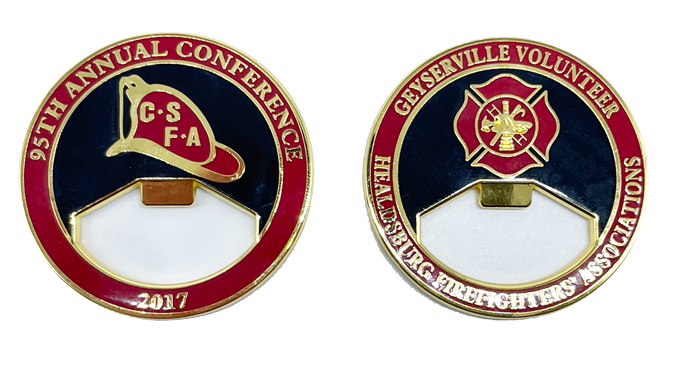 Challenge Coins - CSFA 2017 95th Annual Conference-Ace Uniform
