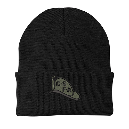 Folding Cuff Beanie Subdued Iconic Logo (CP90) -Port & Company