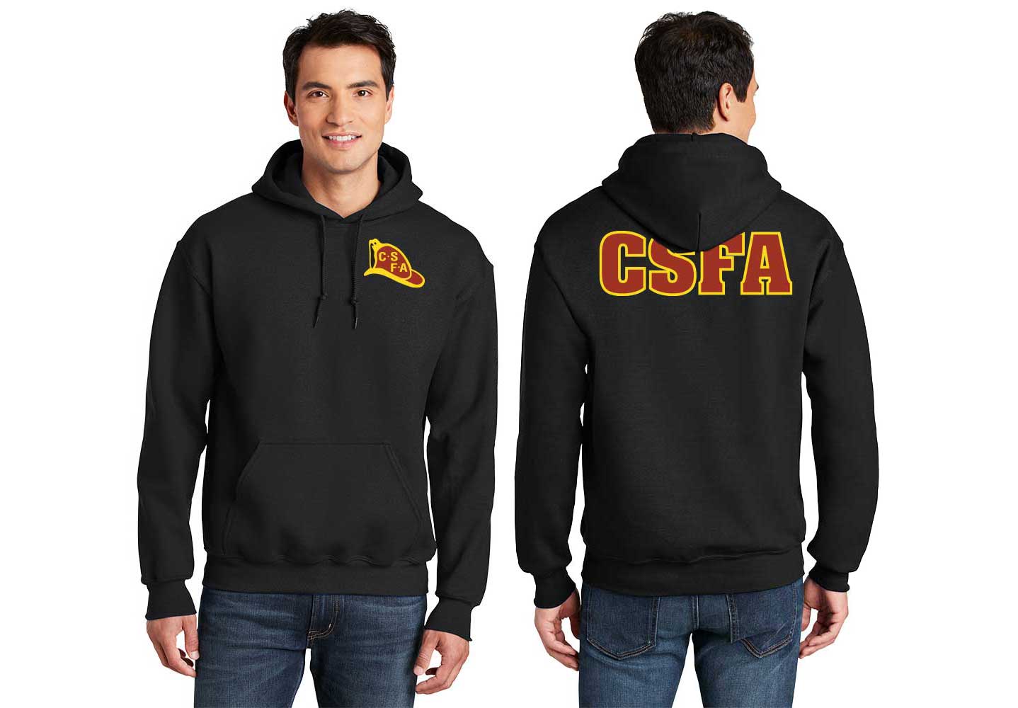 CFSA Zip Hoodie Iconic Logo (G186)-Gildan