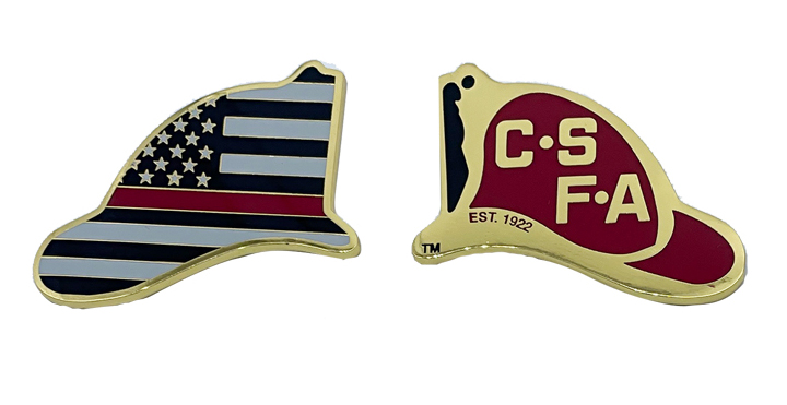 Challenge Coins - CSFA American Flag-Ace Uniform