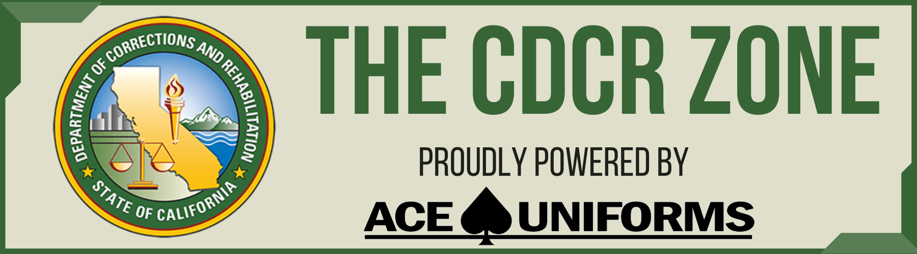 Shop/Buy CDCR Uniforms and Gear CDCR Zone powered by Ace Uniforms