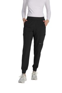 Jogger Fit Pant-White Cross