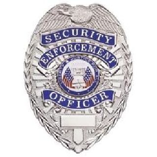 Security Enf. Ofcr. - Oval - Traditional - Nickel-Hero&#8216;s Pride
