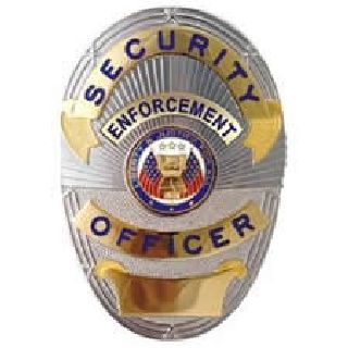 Security Enforcement Officer (Lapd Style) - Traditional - Gold-