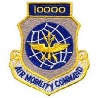 10,000 Air Mobility Command - w/Hook - 3 X 3-1/2&#34;-Hero's Pride