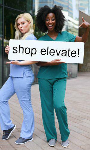 Buy IRG Elevate Women's Mock Wrap Top - Raley Scrubs Online at Best price -  OK