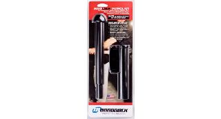 AutoLock-22 w/360 Plain Holder, Hindi Baton Cap With Super Grip-Monadnock