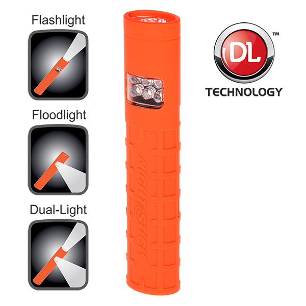 Dual-Switch Dual-Light™ Flashlight - Non-Rechargeable-Nightstick