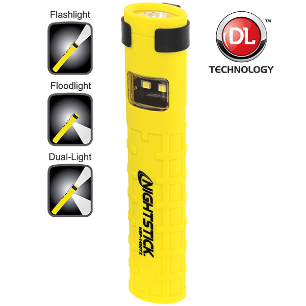 Dual-Switch Dual-Light™ Flashlight - 2 AAA-Nightstick