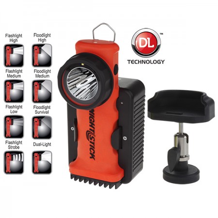 Intrinsically Safe Dual-Light™ Angle Light w/Magnetic Base - Rechargeable-
