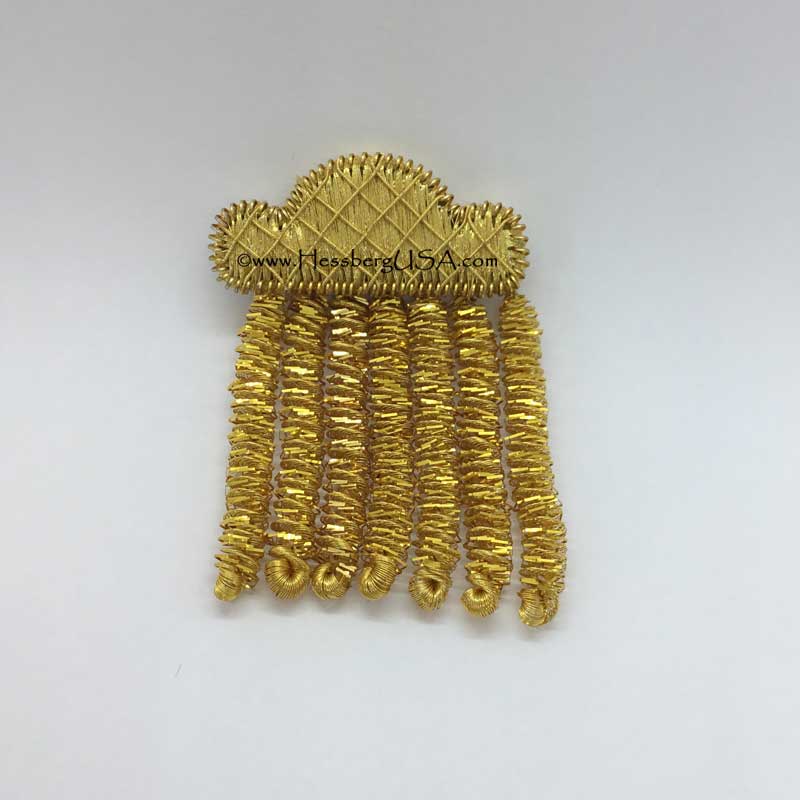 Buy Closeout Metallic Gold Fringe Trim 3' - Hessberg USA Online at Best  price - NJ