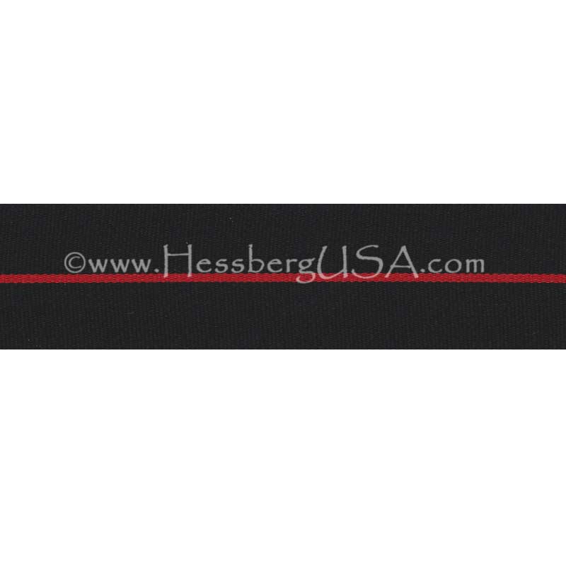 Thin Red Line Ribbon 1 1/8&#34; -Hessberg USA