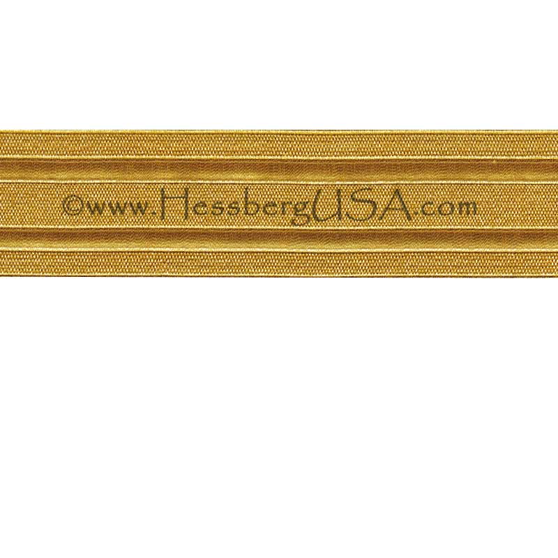 Metallic Trouser Braid 1 1/2&#34;-Hessberg USA