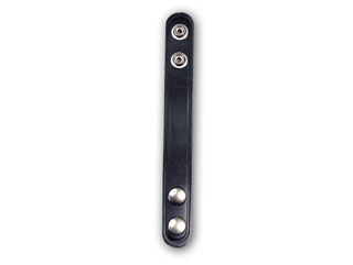 1 Inch Belt Keeper With Black Snap-