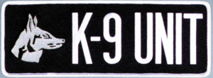 4&#34; X 11&#34; K-9 Unit-Premier Emblem