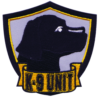 Police K-9 EMB - Black Lab-Premier Emblem