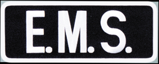 4&#34; X 11&#34; E.M.S. Patch-Premier Emblem
