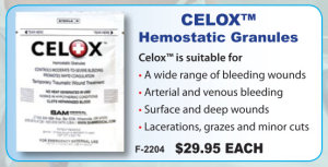 Celox ™ Hemostatic Granules-Premier Emblem