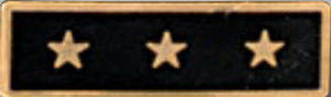 Enameled 3 Star Black-Premier Emblem