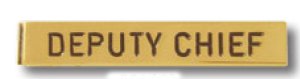 Deputy Chief Tie Bar-Premier Emblem