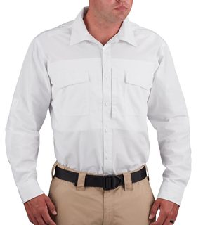 F53341M Propper Long Sleeve RevTac Shirt-Poplin White-