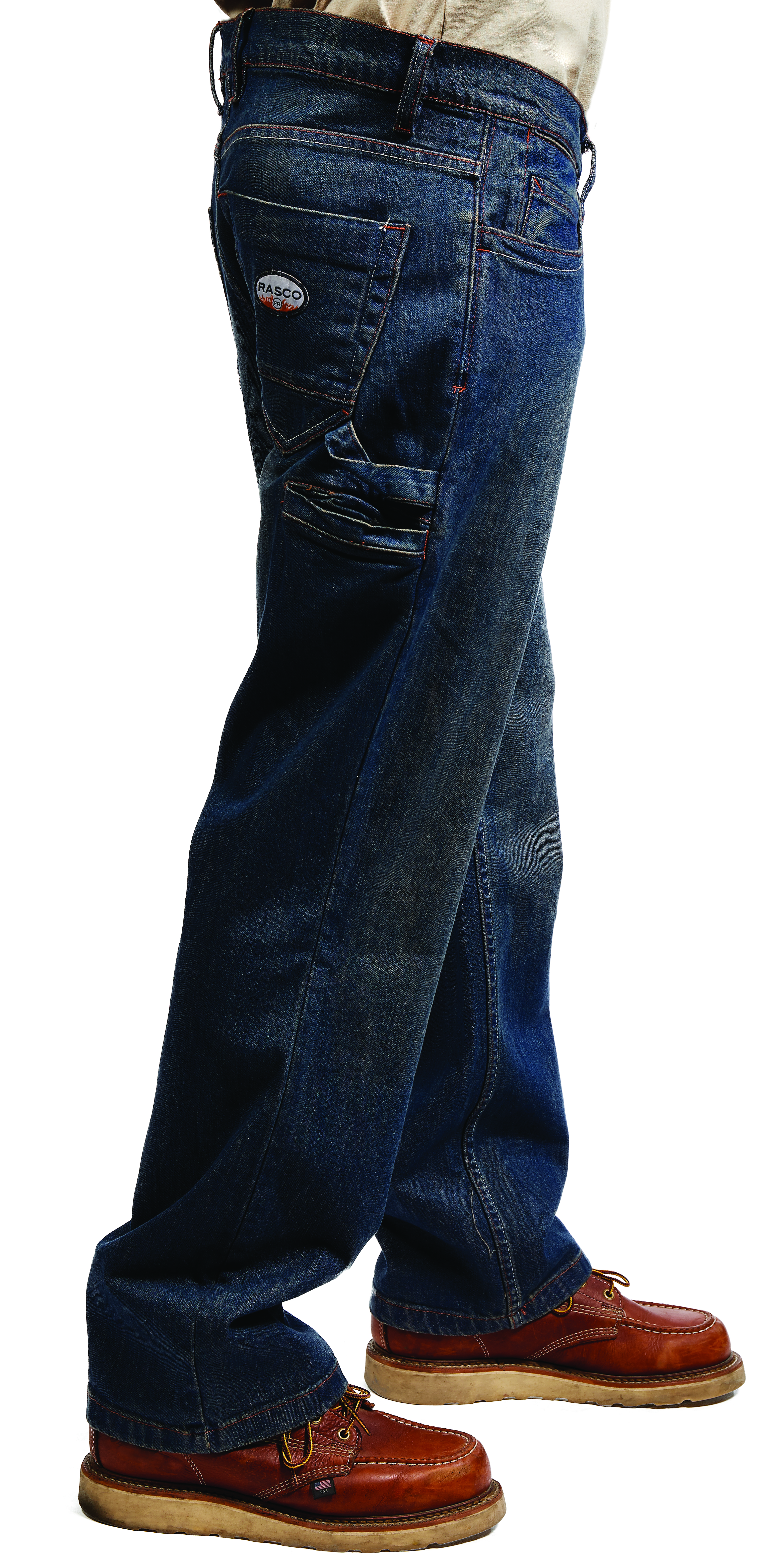 FR Relaxed Fit Stretch Jeans-Rasco FR
