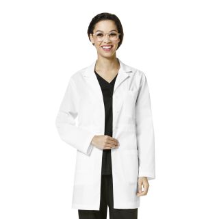 Womens Basic Lab Coat-WonderWink