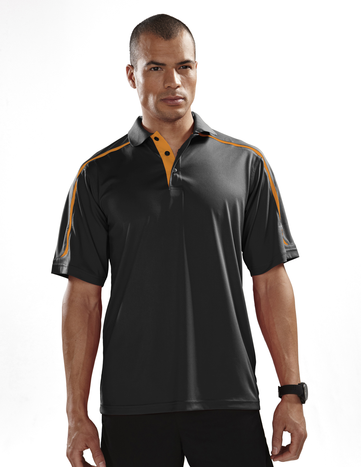 Buy Titan-Mens 100% Polyester Uc Knit Polo Shirt - TM Performance ...