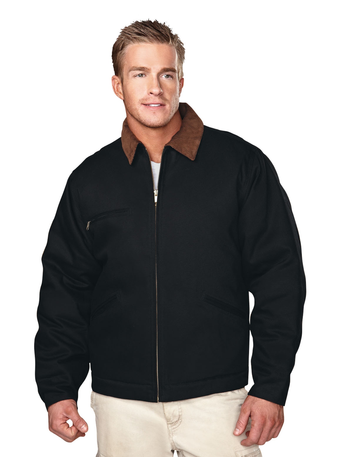 Buy Pathfinder-Cotton Canvas Work Jacket With Quilted Lining - Tri ...