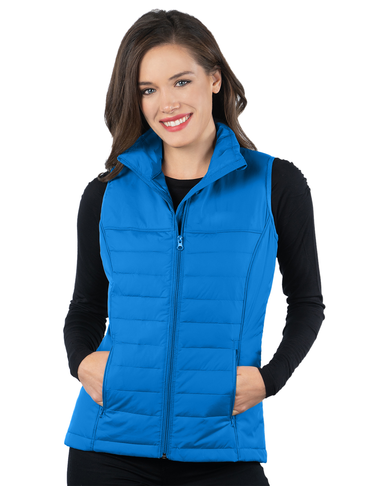 womens quilted puffer vest