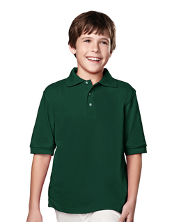 Element Youth-Youth 6040 Short Sleeve Pique Golf Shirt-Tri-Mountain