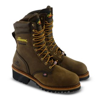 Usa Logger Series 9 Brown Crazyhorse Waterproof-Thorogood Shoes