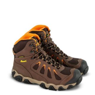 Crosstrex Series Waterproof 6 Brown Safety Toe Hiker-Thorogood Shoes