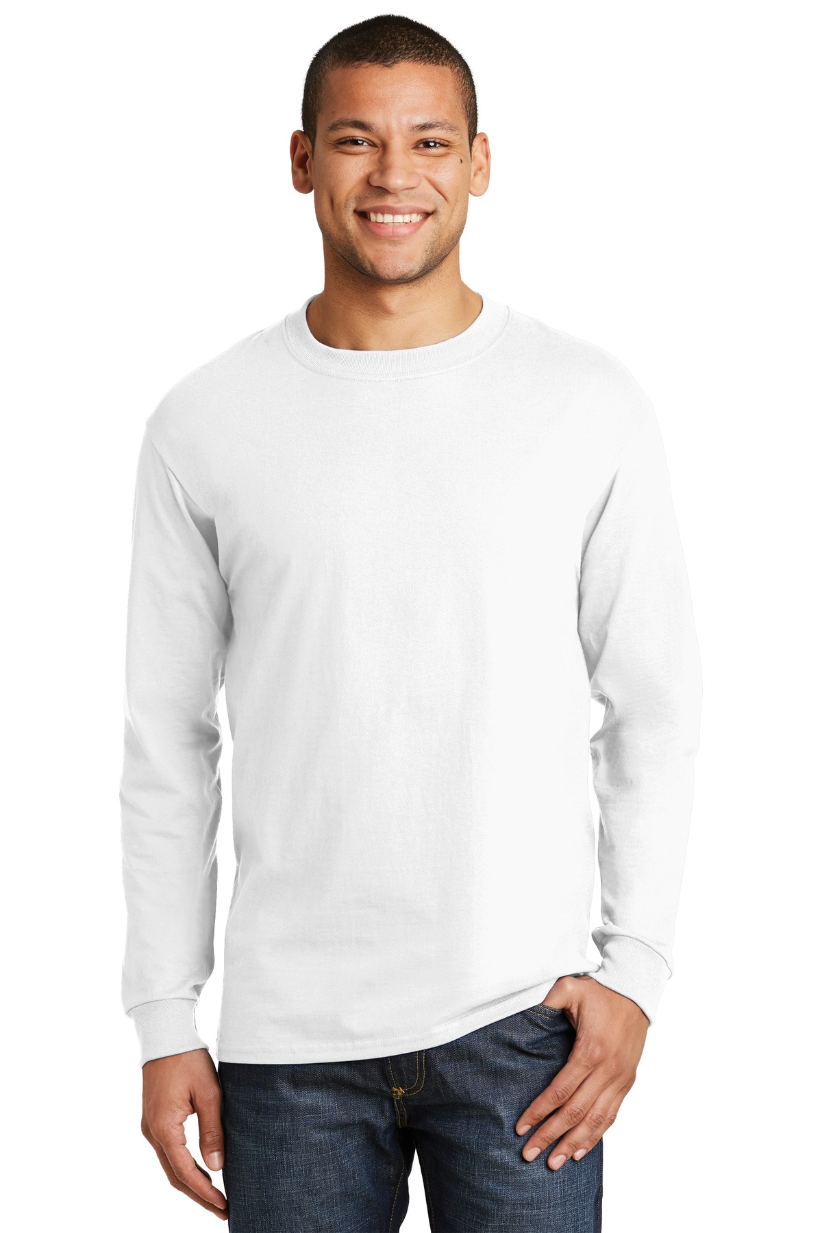 Hanes 5186 BEEFY-T Long Sleeve T-Shirt