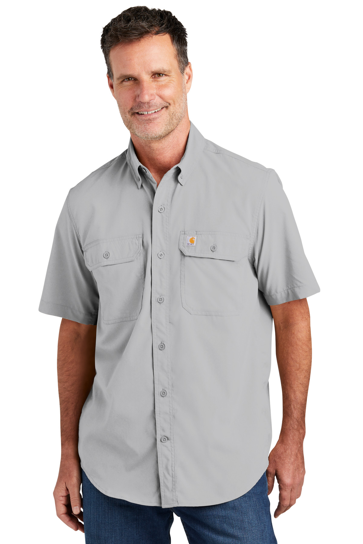 Buy Carhartt Force Solid Short Sleeve Shirt - Carhartt Online at Best ...