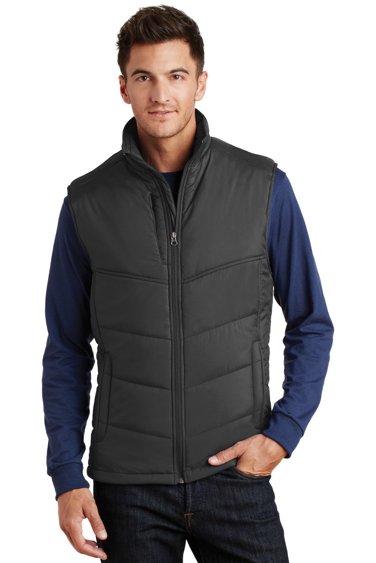 Buy Men's Puffy Vest - Port Authority Online at Best price - UT