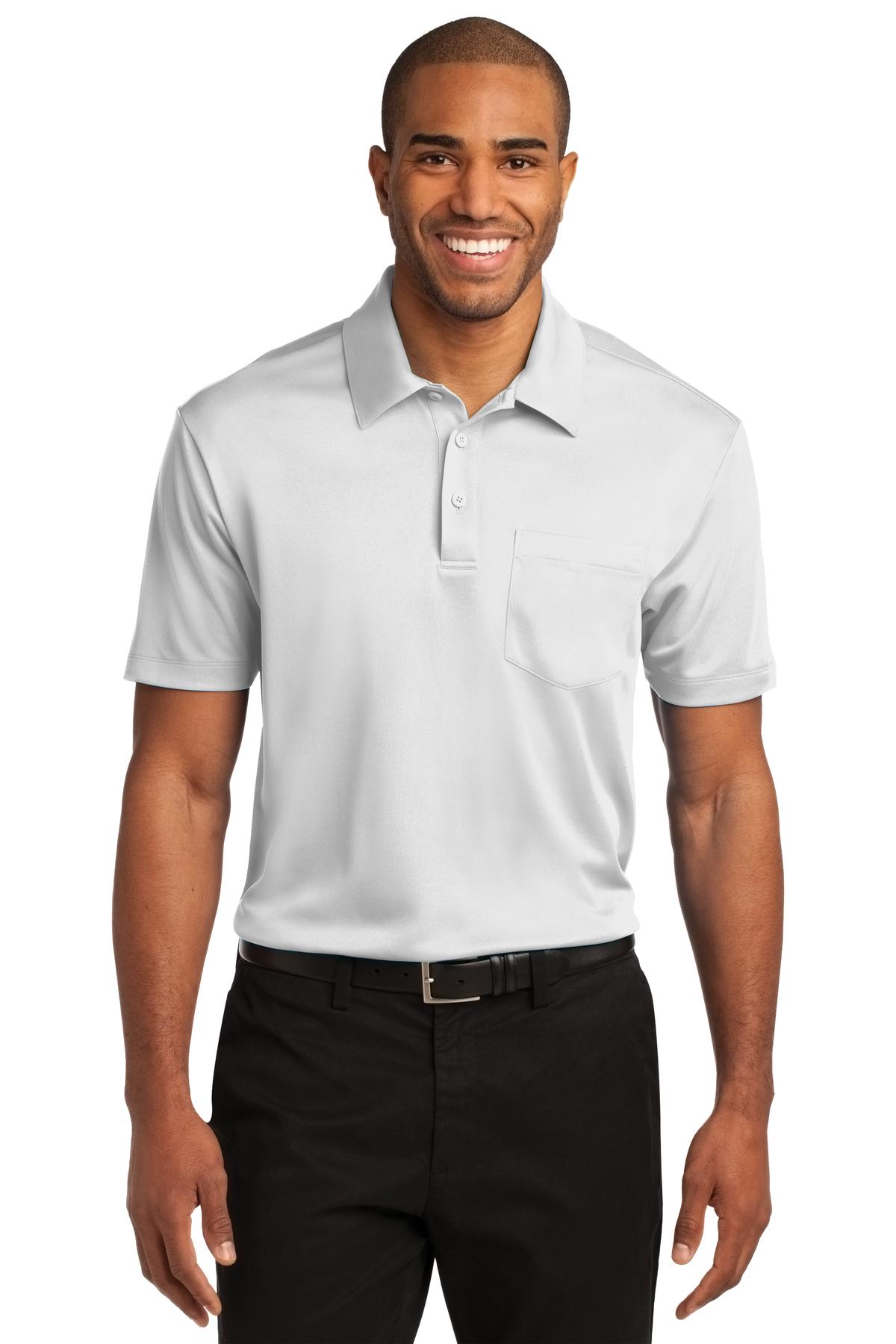 Buy Port Authority® Silk Touch Performance Pocket Polo - Online at Best ...