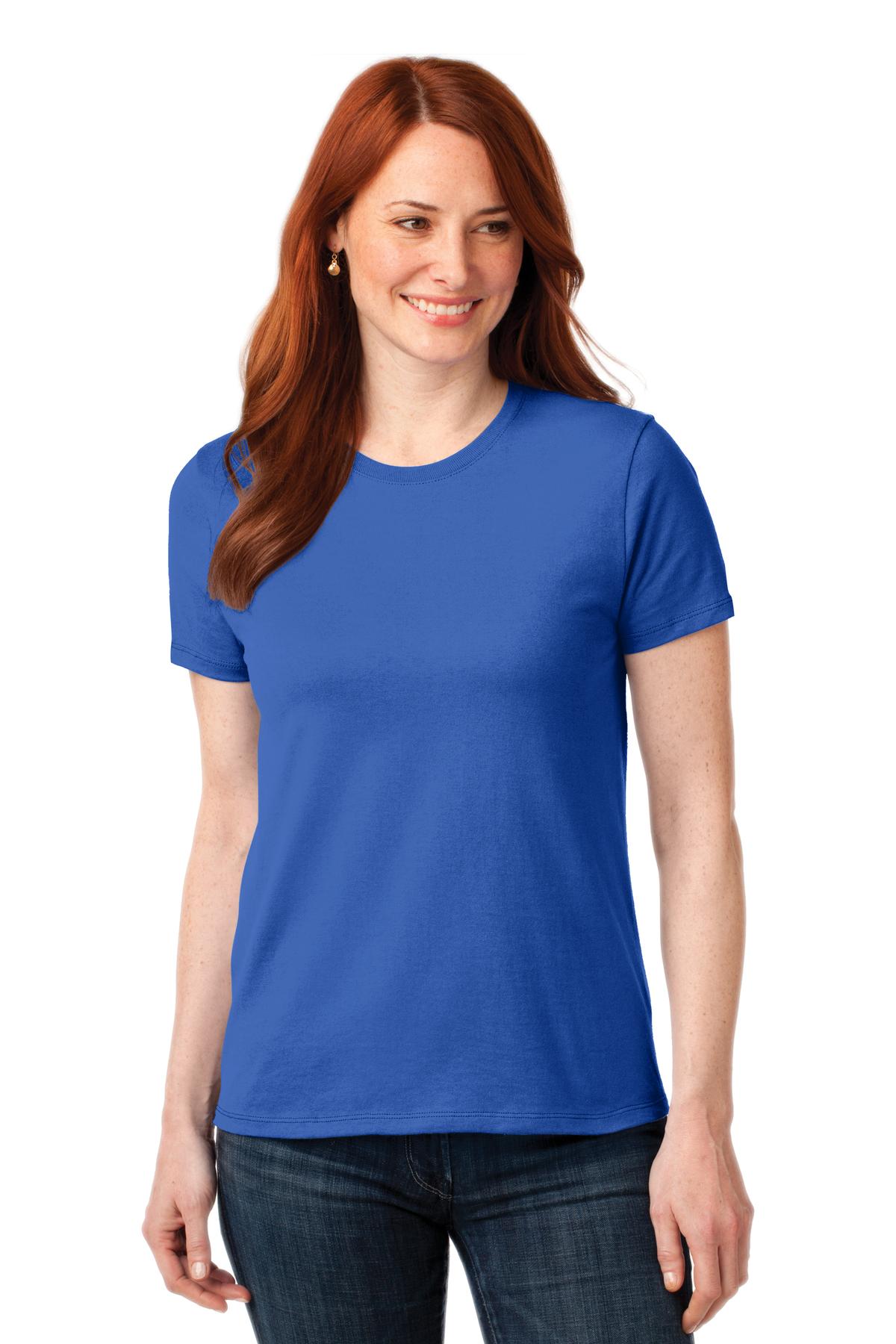 Buy Port & Company® Ladies Core Blend Tee. - Port & Company Online at ...