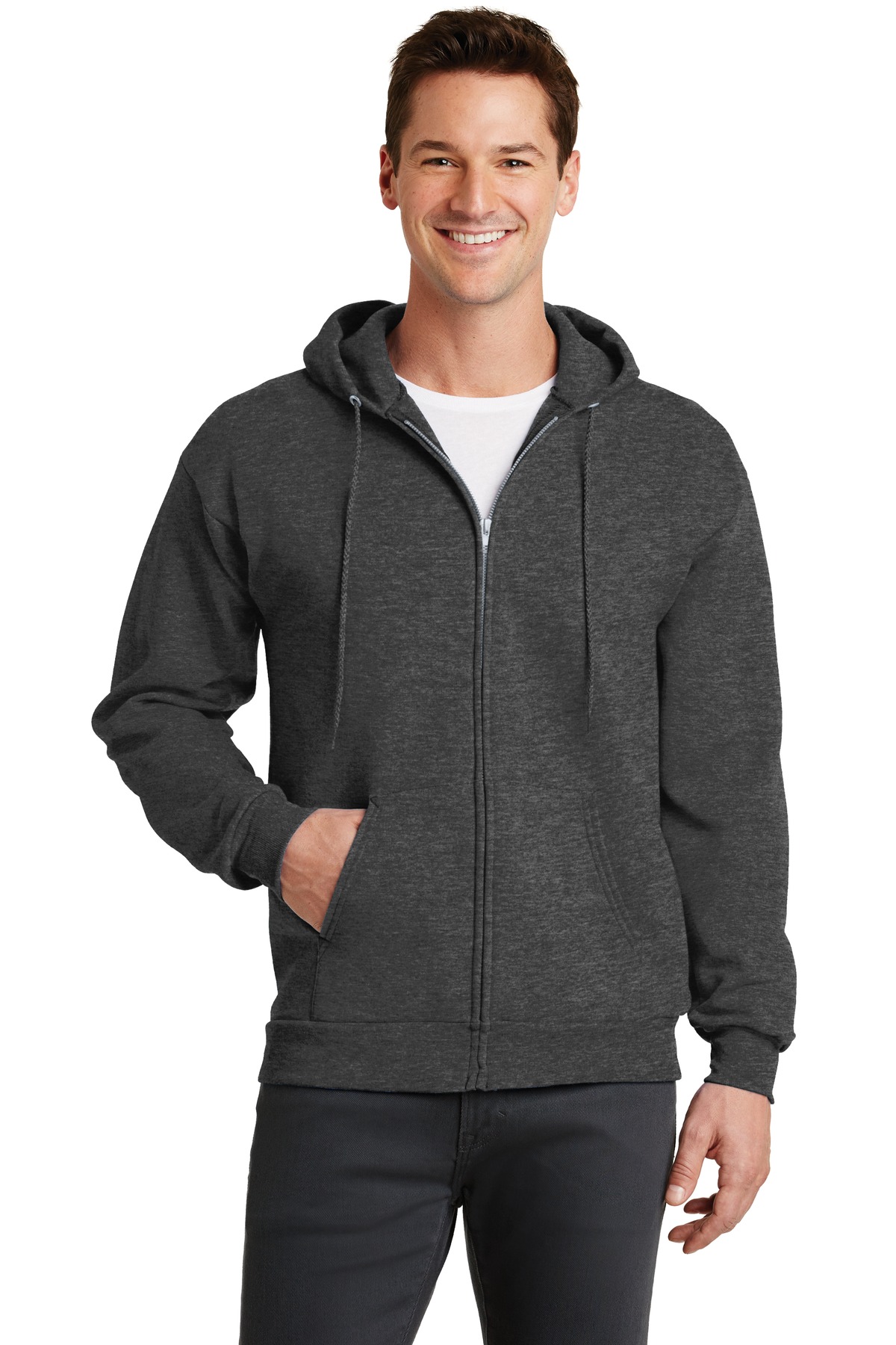 Buy Port & Company® - Core Fleece Full-Zip Hooded Sweatshirt. - Online ...