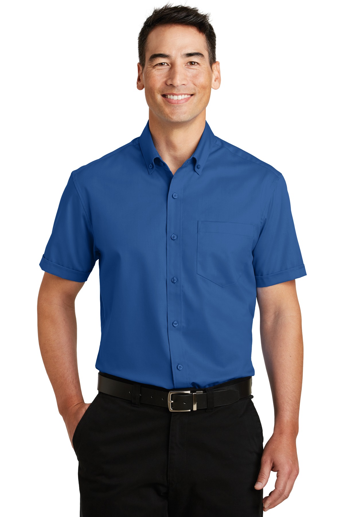 Buy Port Authority® Short Sleeve SuperPro Twill Shirt. - Port Authority ...