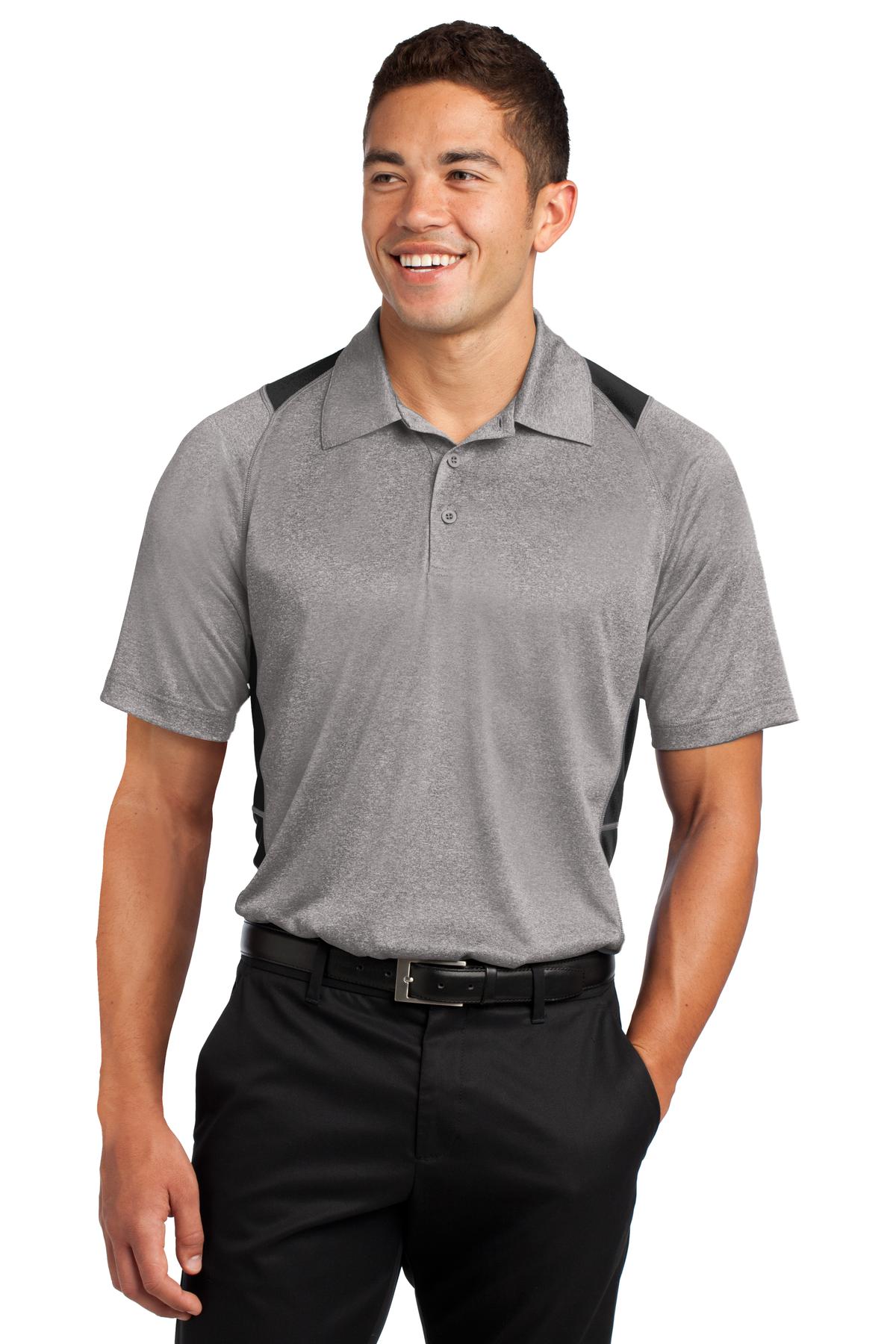 Download Buy Sport-Tek Heather Colorblock Contender Polo. - Sport ...