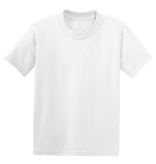 Hanes - Youth EcoSmart 50/50 Cotton/Poly T-Shirt.-Hanes