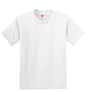 Hanes - Youth Authentic 100% Cotton T-Shirt.-Hanes