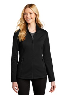 Port Authority Hospitality Outerwear Womens Port Authority ® Ladies Grid Fleece Jacket.-Port Authority